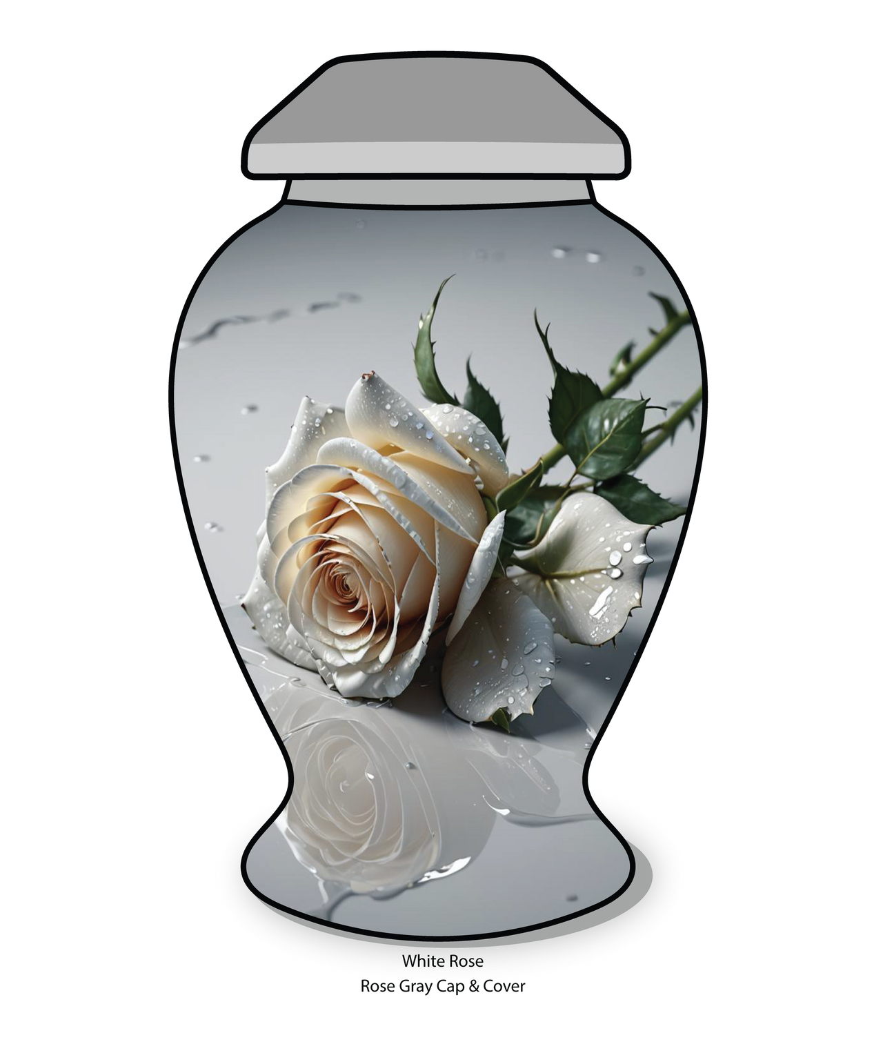 White Rose Urn Wrap | Eturnal Wear