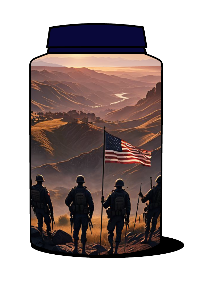 Veterans Cylinder Urn Wrap | Eturnal Wear