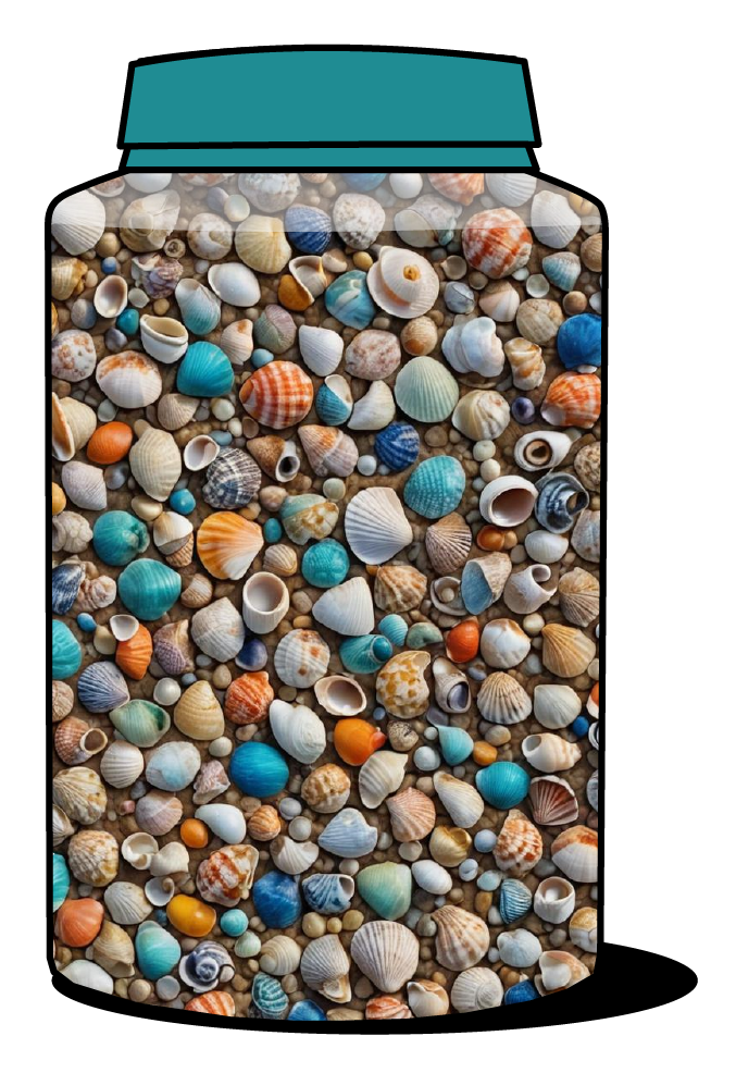 Sea Shells Cylender Urn | Sea Shells Urn Wrap | Eturnal Wear