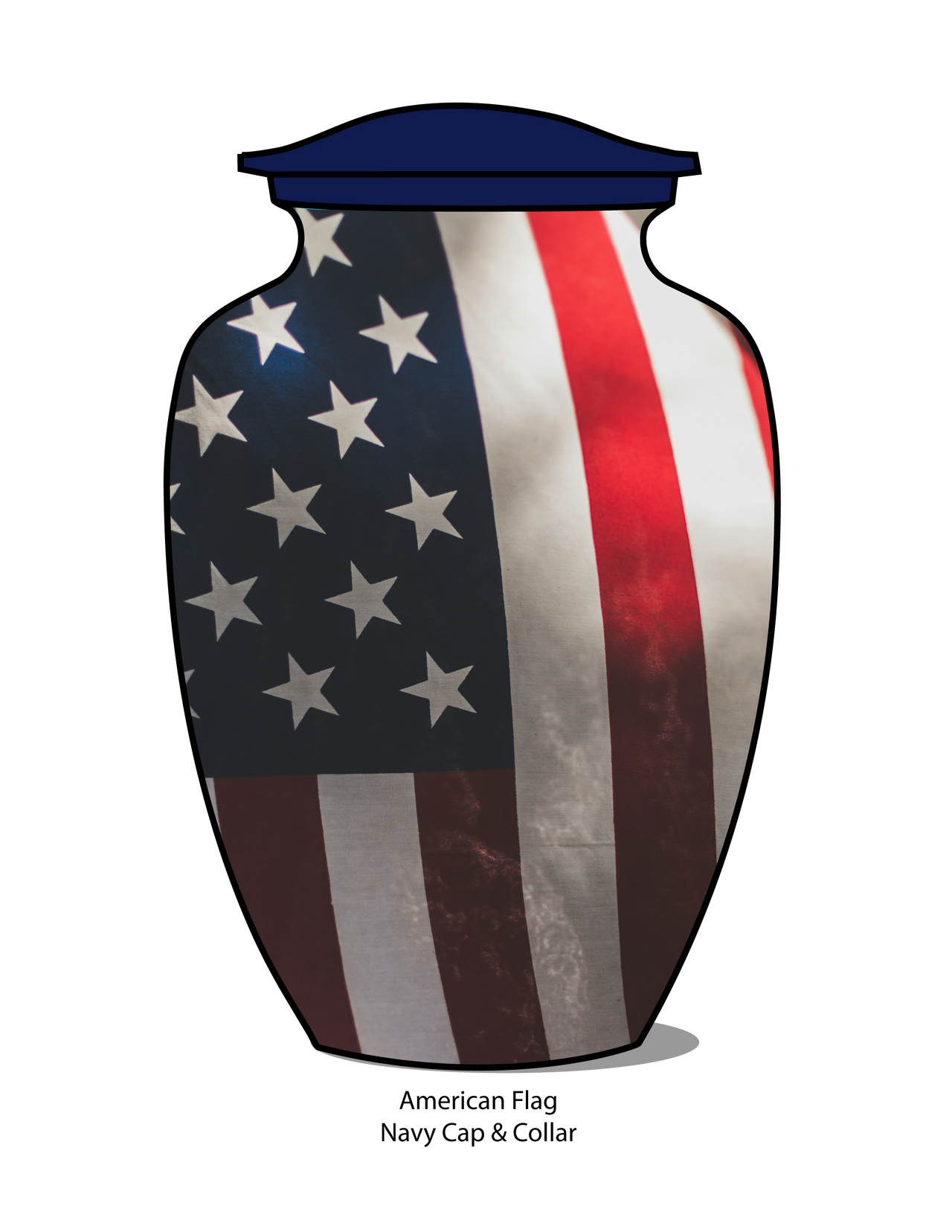 American Flag Urn | Flag Printed Urn | Eturnal Wear