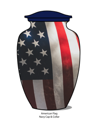 Thumbnail for American Flag Urn | Flag Printed Urn | Eturnal Wear